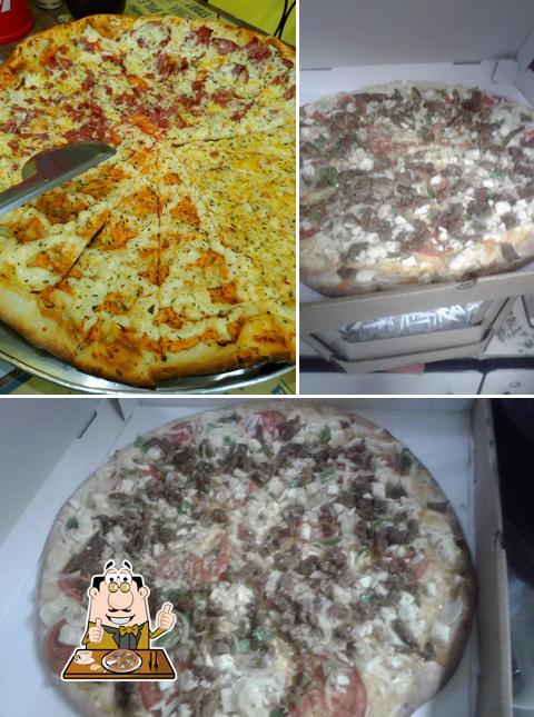 Consiga diferentes tipos de pizza