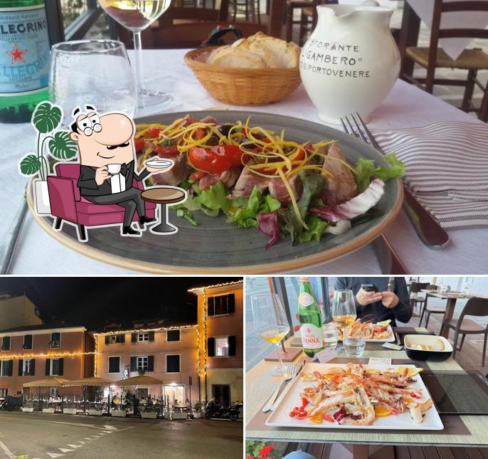 La immagine di interni e esterno da Ristorante Il Gambero