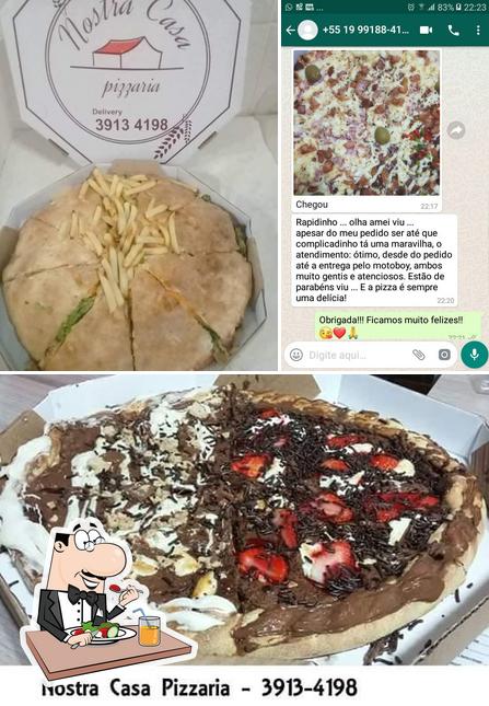 Comida em Nostra Casa Pizzaria