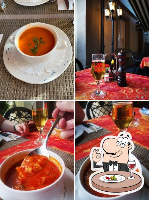 Cibo al Gasthof Brauerei