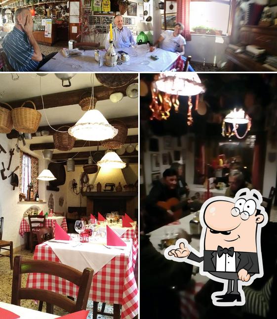 Gli interni di Trattoria L'Osteria Di Beano