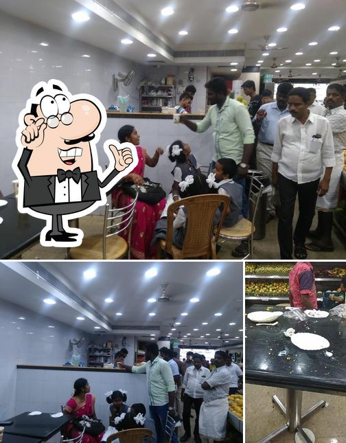 The interior of Sri Ganapathy Sweets, Bakery & Sweets - Juice Center/Bakery & Sweets/Fruits