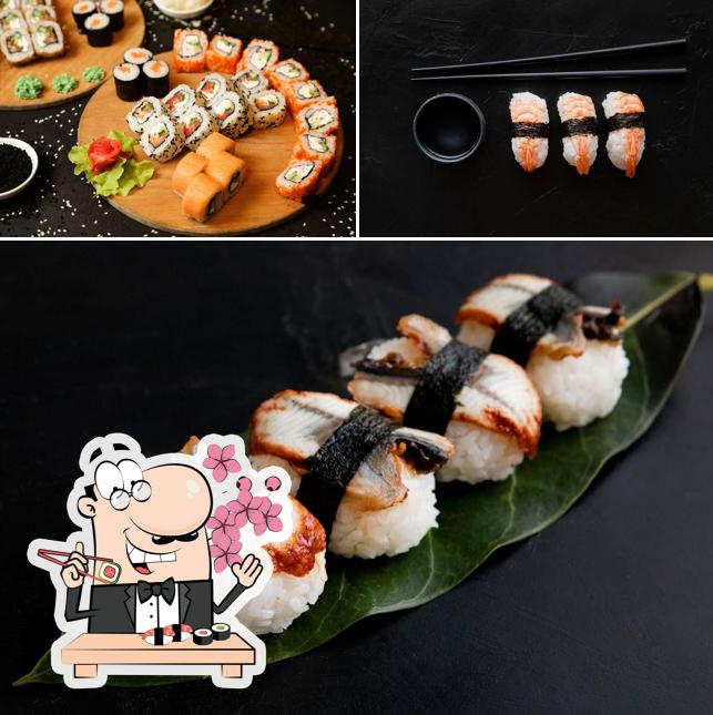 Prenditi le diverse opzioni di sushi