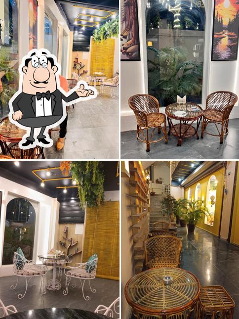 The interior of Feeka cafe - Best Cafe in Jankipuram Lucknow