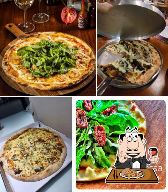 Peça diferentes estilos de pizza