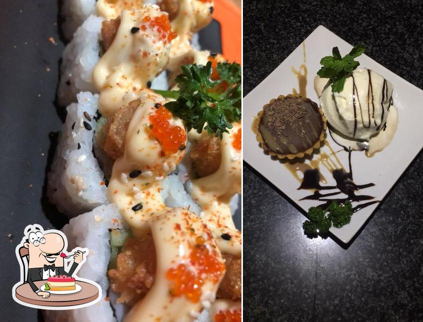 Shalow waters Chinese sushi restaurant ruimsig boulevard offre une variété de plats sucrés