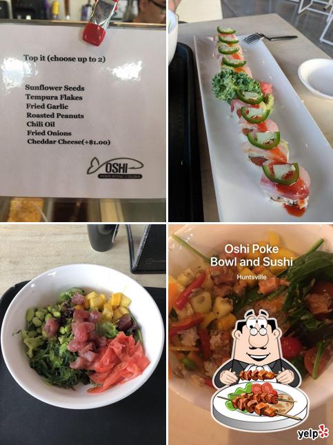 Блюда в "Oshi Poke Bowl and Sushi"