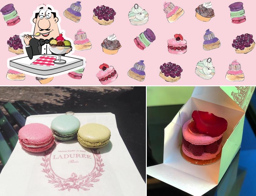 Laduree Lausanne Bourg propone un'ampia varietà di dolci