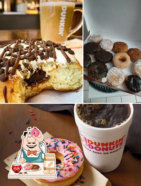 Dunkin’ Donuts oferece uma seleção de pratos doces