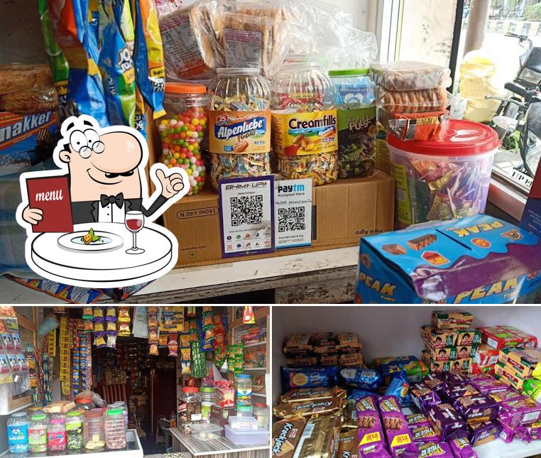 Food at Shan Bakery, Kiryana Store