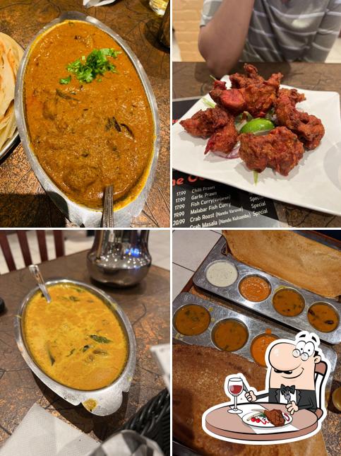 Try out meat dishes at Anjappar Chettinad Restaurants