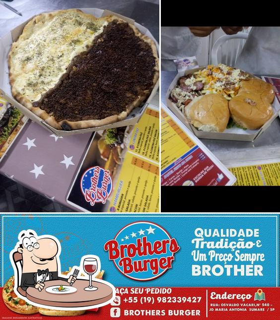 Comida em Brothers Burger