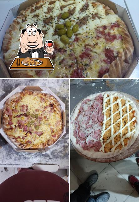 Experimente pizza no PIZZARIA E ESFIHARIA AGUA NA BOCA