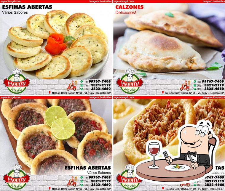 Platos en Paquito Pizzaria