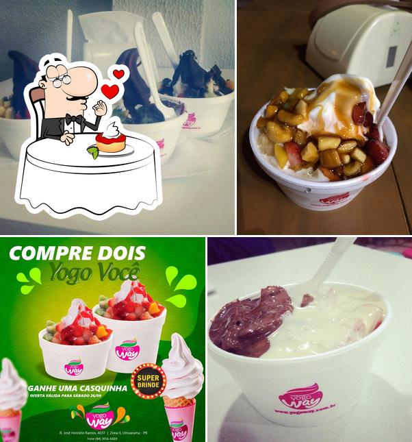 Yogo Way provê uma variedade de sobremesas