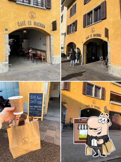 Jetez un coup d’œil à quoi ressemble Café Ex Machina à l'extérieur
