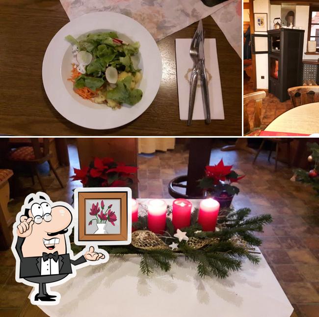 La photo de la intérieur et nourriture concernant Gasthaus zur Rose