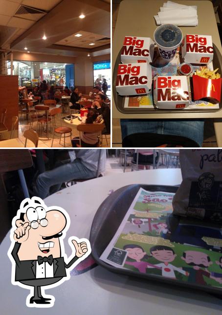 O interior do McDonald’s