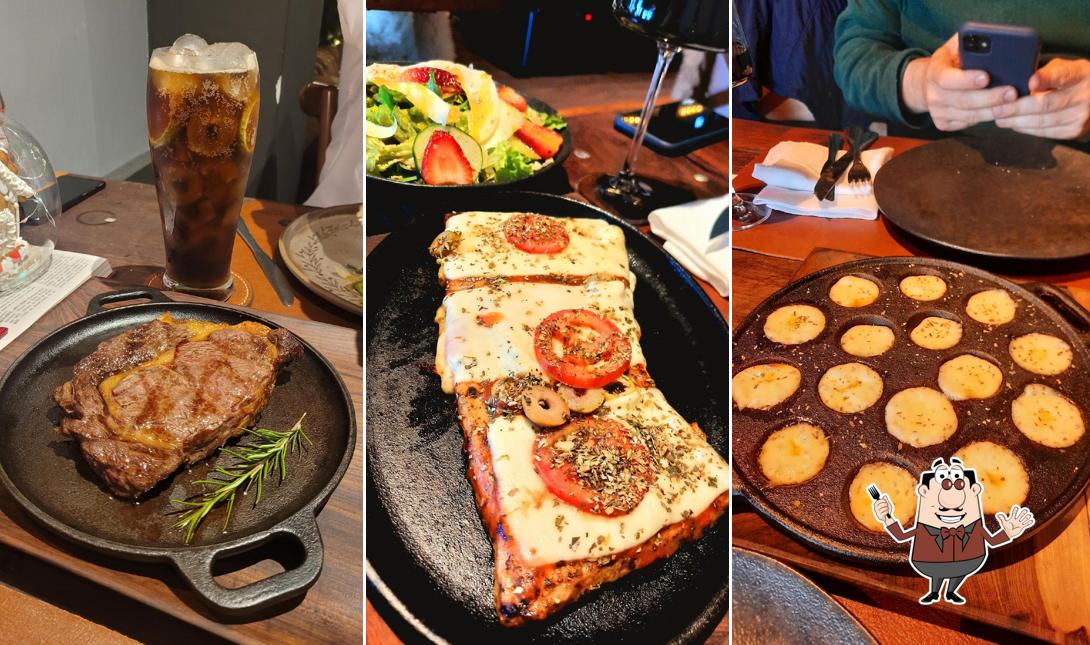 Platos en Morro Santo Café e Parrilla