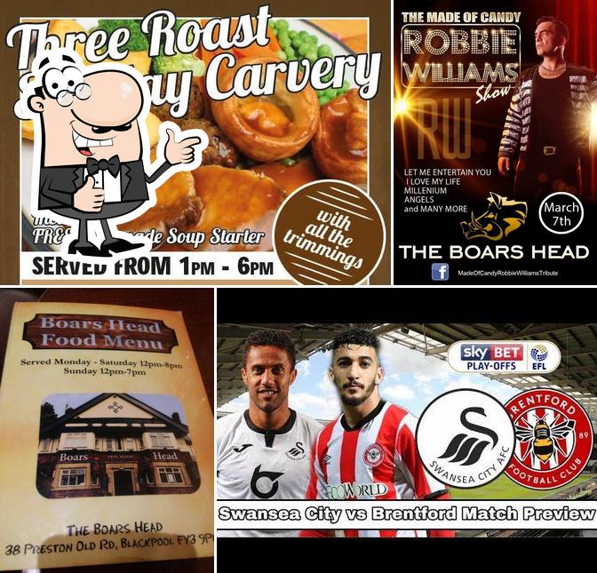 Boars Head, 38 Preston Old Rd in Blackpool Restaurant menu and reviews