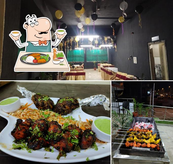 Among different things one can find food and interior at Sai Samrat family Restaurant