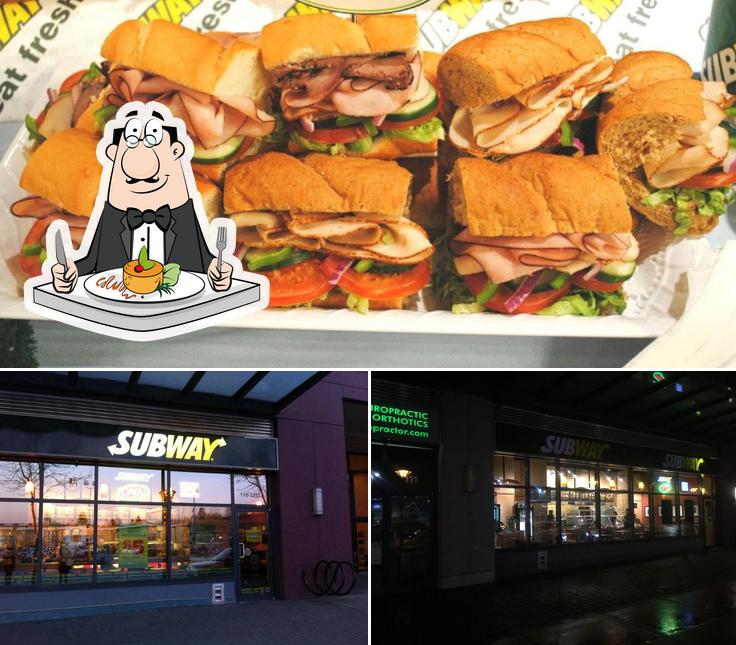 Nourriture à Subway