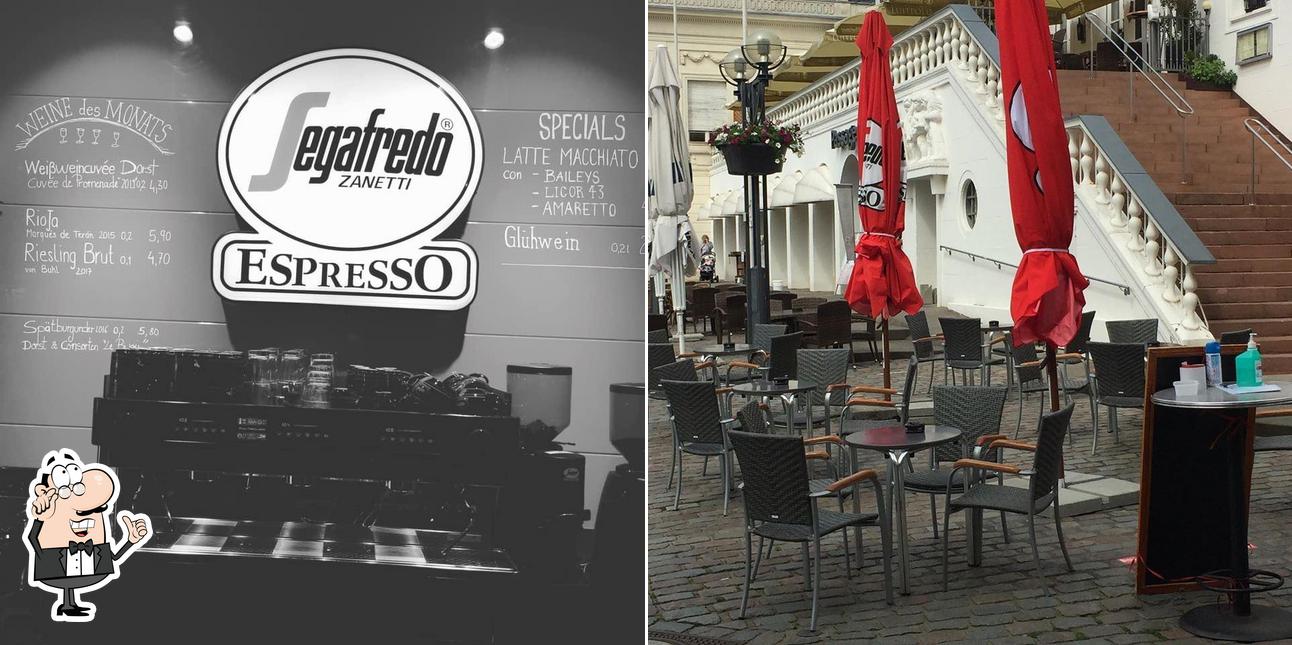 Die Inneneinrichtung von Segafredo Espresso Bar