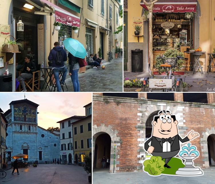 Puoi goderti l'aria fresca dal dehors di Pan di strada