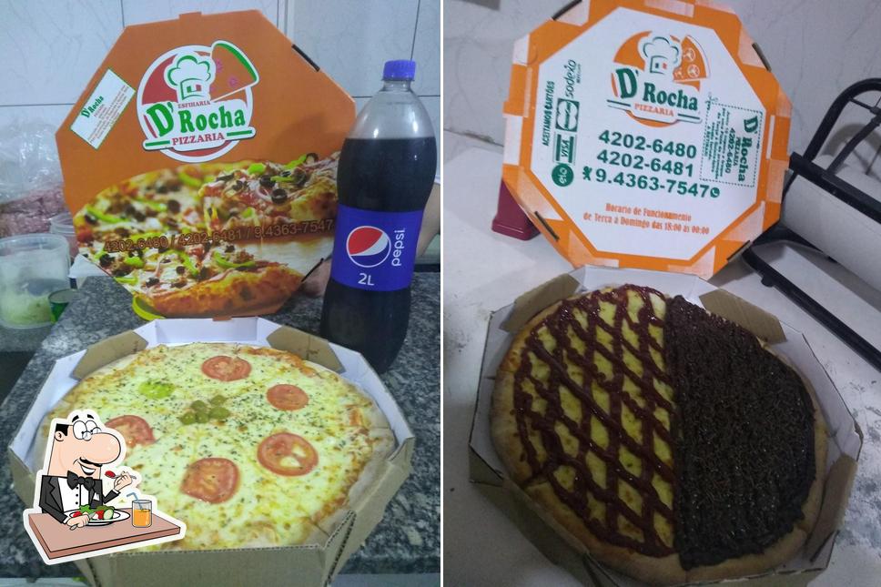 Comida em D'Rocha Pizzaria e Restaurante