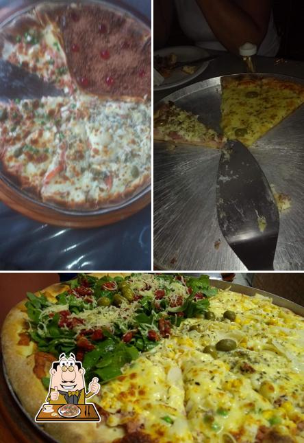 Escolha pizza no Pizzaria Forno Di Lenha