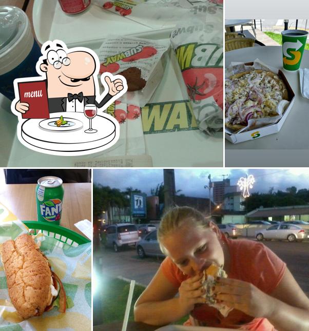 Comida em Subway