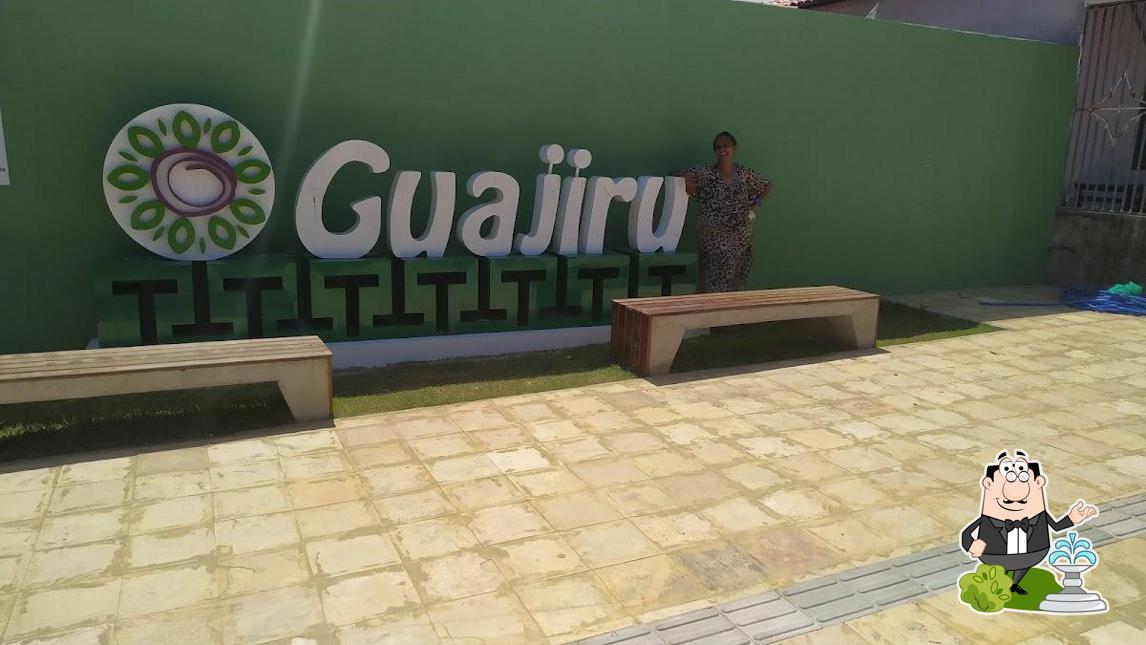 Você pode espairecer no na área externa do Guajiru com Pimenta