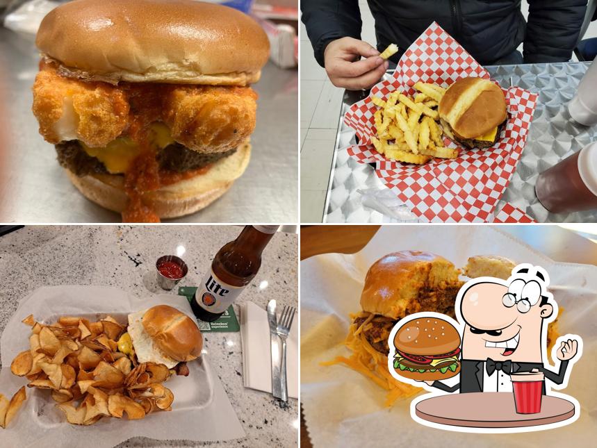 Treat yourself to a burger at Kenny's Flippin Burgers