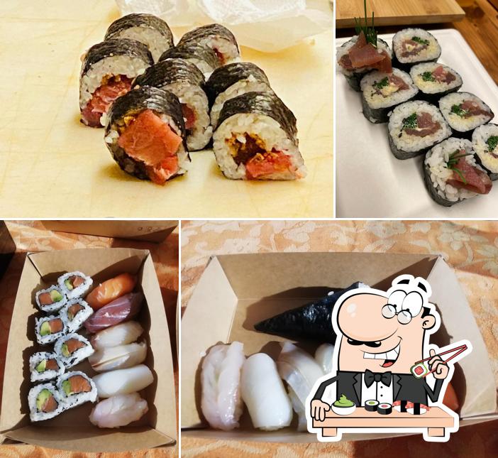 Ordina le diverse opzioni di sushi