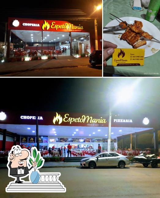 O exterior do Espeto Mania (Pizzaria e Choperia )