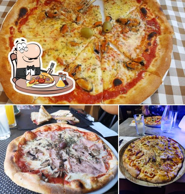 Essayez des pizzas à Caffe del Mare