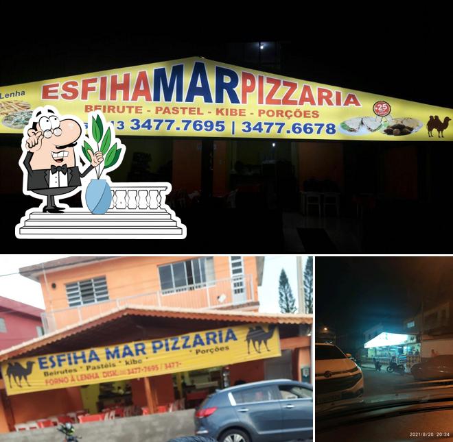 O exterior do Esfiha Mar Pizzaria