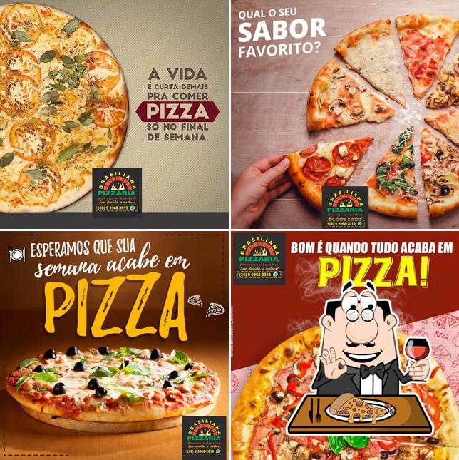 Peça diversos estilos de pizza