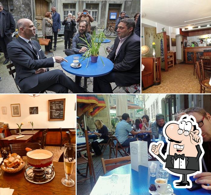 Gli interni di Café du Marché