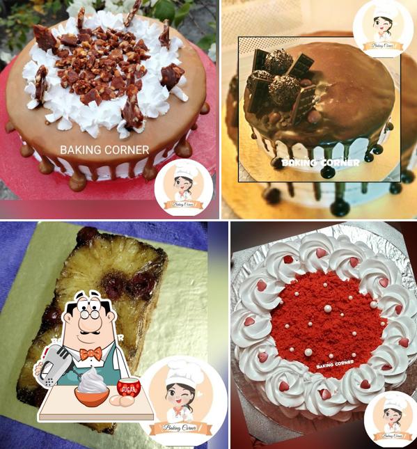 BAKING CORNER provides a selection of sweet dishes