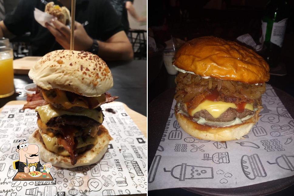 Platos en BemDito Burger Franco da Rocha