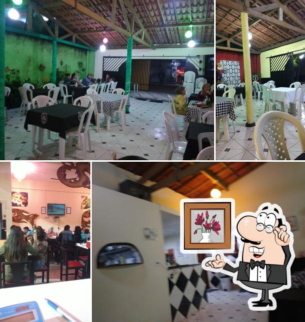 O interior do Pizzaria Abelxim