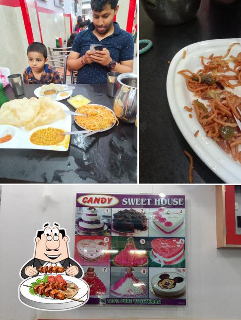 Food at Candy Sweet House