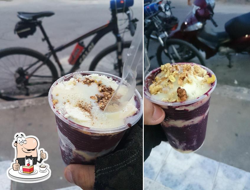 Mais Açaí oferece uma seleção de pratos doces