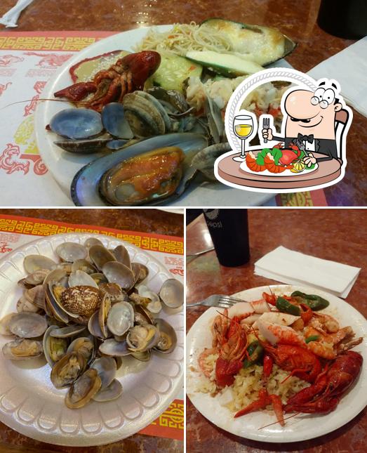 Get seafood at China Buffet