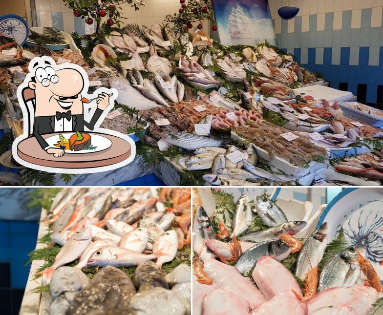 Pescheria Marcello serve un'ampia varietà di pasti a base di pesce