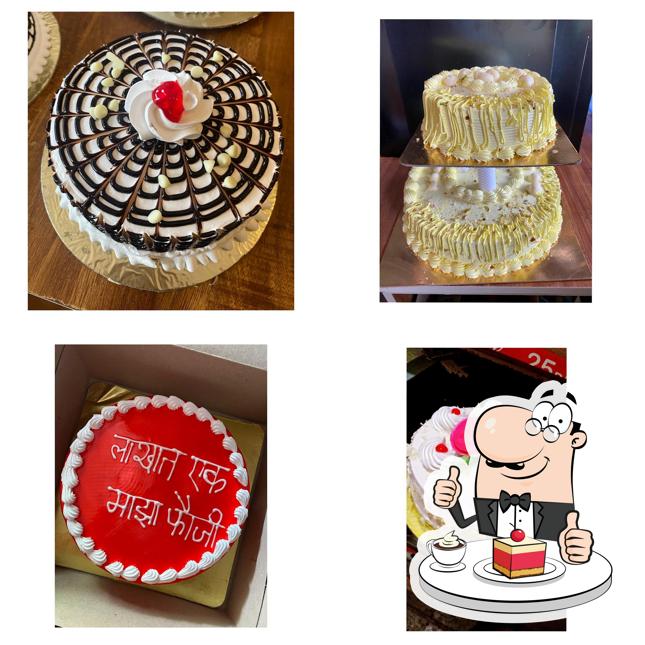 Chintamani Bakery offers a selection of desserts