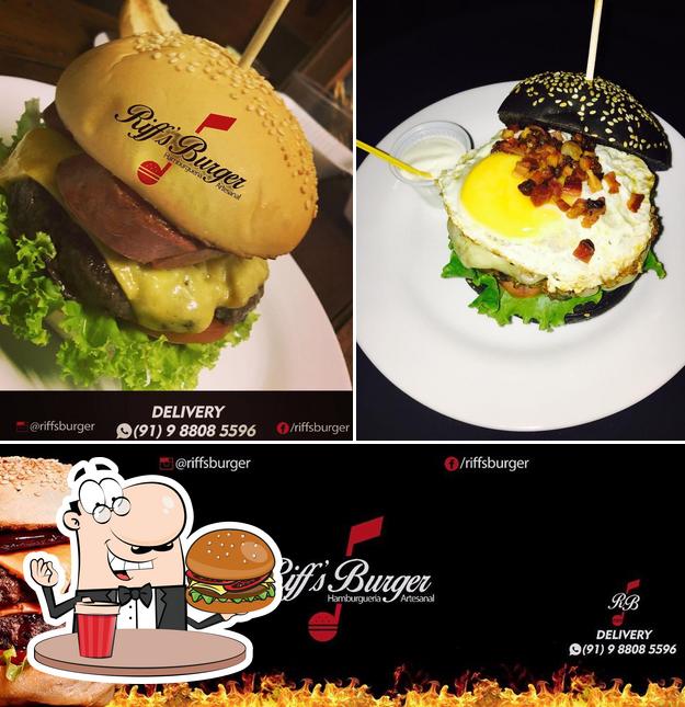 Experimente um hambúrguer no Riff's Burger