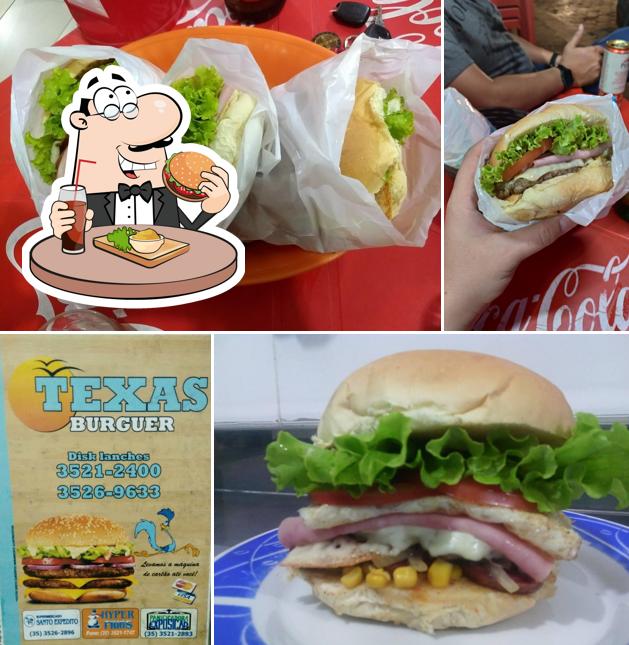 Consiga um hambúrguer no Texas Burguer