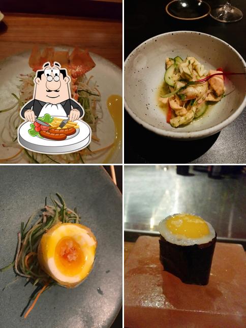 Platos en Aya Japanese Cuisine